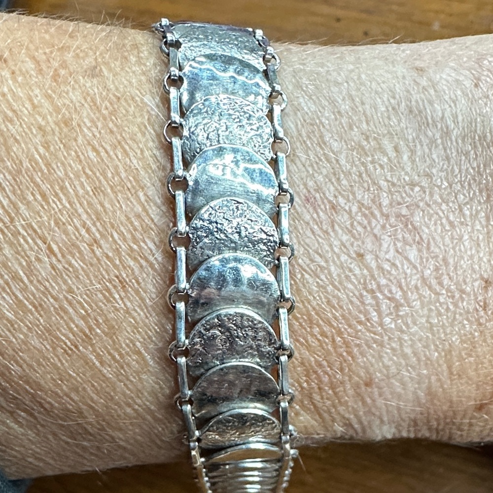 Silpada Silver Coin Bracelet - Picture 4 of 5